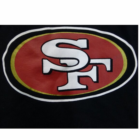 SF 49ers DKNY Sport Black Cropped Suzy Pullover Hoodie - Picture 12 of 16